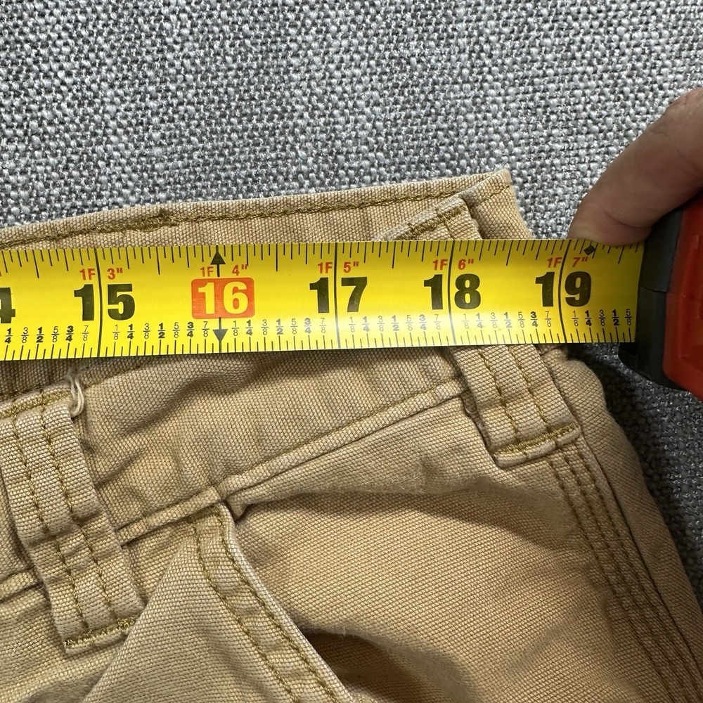 Carhartt Cargo Shorts Mens 38 Relaxed Fit Workwear Utility Beige Tan Durable Y2K - Picture 3 of 9